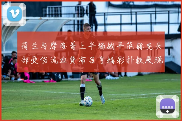 荷兰与摩洛哥上半场战平范赫克头部受伤流血费布吕亨精彩扑救展现实力